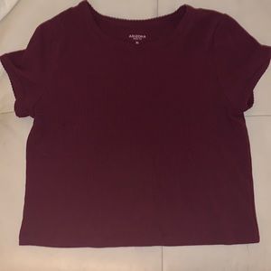 Purple crop top